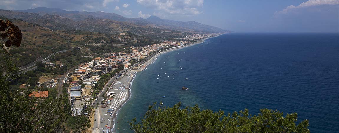the beaches of sant'alessio siculo