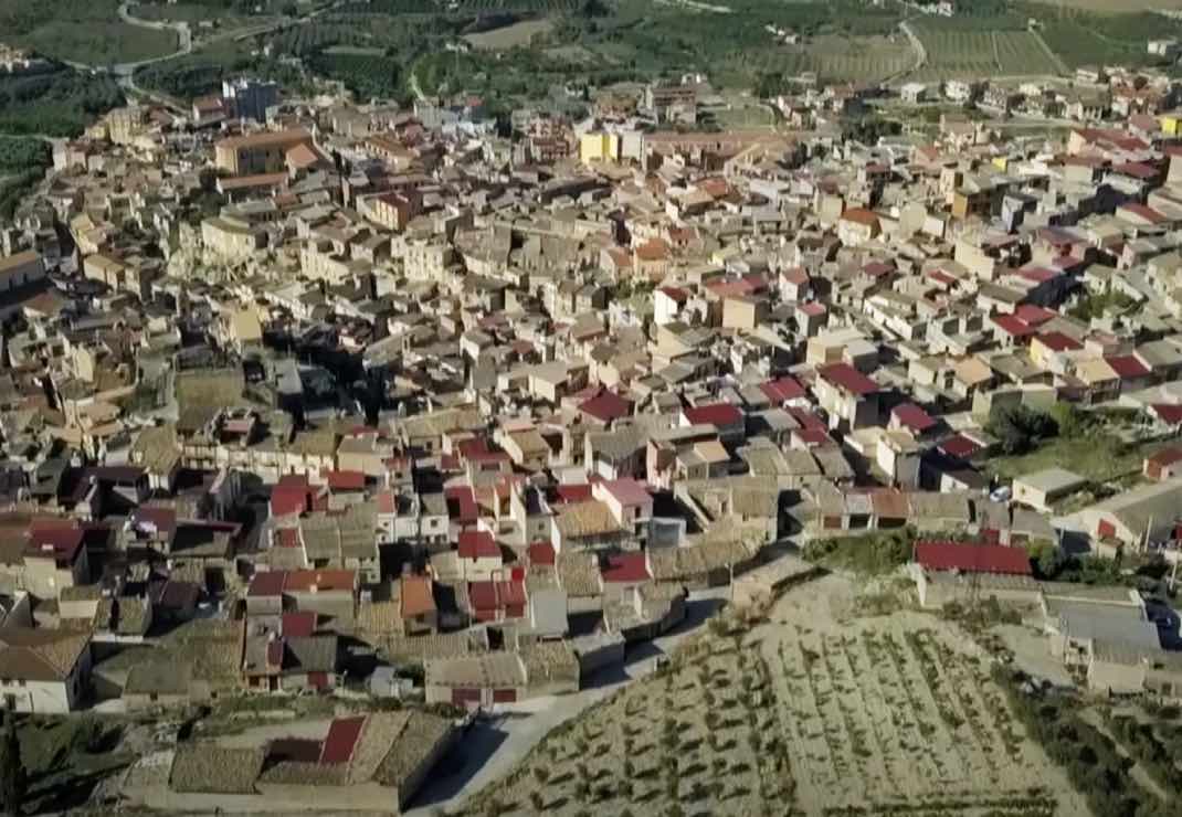 Photo of the town of Burgio