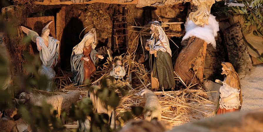 small nativity scene